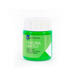 La Pajarita Pintura para Tela Verde Primavera 25 ml