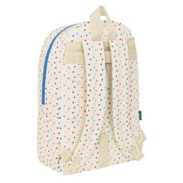 Mochila Escolar Benetton Topitos (30 x 46 x 14 cm)