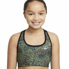 Sujetador Deportivo Nike Dri-FIT Swoosh Negro/Verde Infantil Precio: 32.49999984. SKU: B14C7W88Y4