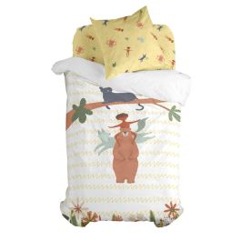 Juego de funda nórdica HappyFriday Mr Fox Jungle life Multicolor Cama de 80 2 Piezas Precio: 36.88999963. SKU: B1B9YYTSE3