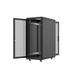 Lanview 19" 26U Armario Rack para Servidor De Pie 600x1000mm, Puerta Cristal Templado, Ventilación Pasiva, Gestión Cables, Fácil Montaje Lanview 19" 26U Armario Rack para Servidor De Pie 600x1000mm, Puerta Cristal Templado, Ventilación Pasiva, Gestión Cables, Fácil Montaje