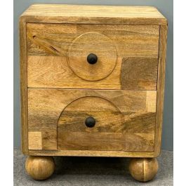 DKD Home Decor Mesita De Noche Moderno Marron 38 x 55 x 44.5 cm 2 Cajones Precio: 121.49999983. SKU: B1GZMWL8CV