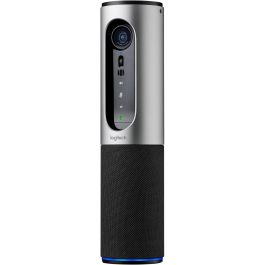Logitech 960-001034 Conference Cam Connect Full HD 1080p, Zoom 4x, Micrófono y Altavoz, Gris