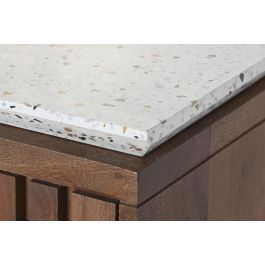 DKD Home Decor Consola Oriental Moderna de Terrazo y Madera de Acacia para Salón o Recibidor 125 cm Ancho x 46 cm Fondo x 92 cm Alto DKD Home Decor Consola Oriental Moderna de Terrazo y Madera de Acacia para Salón o Recibidor 125 cm Ancho x 46 cm Fondo x 92 cm Alto