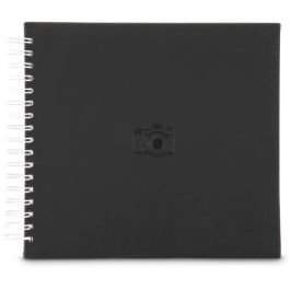 Hama Signs Spiral-Album 28x24 50 weie Seiten. schwarz 7500