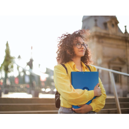 Antartik Carpeta de Gomas Tres Solapas Cartón Forrado A4 Color Azul Marino