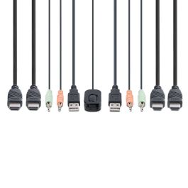Switch KVM Startech C2-DH46-UA2-CBL-KVM 1,5 m Switch KVM Startech C2-DH46-UA2-CBL-KVM 1,5 m