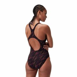 Bañador Mujer Speedo Hyperboom Allover Naranja 1,5 m