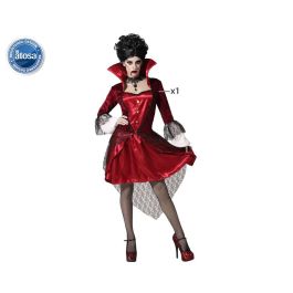 Disfraz de Vampiresa Rojo para Mujer Adulta - Halloween, Talla M-L Disfraz de Vampiresa Rojo para Mujer Adulta - Halloween, Talla M-L