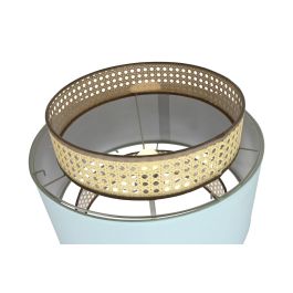 DKD Home Decor Lámpara Pie Rosamary Urban Rosa Verde Jade Metal Poliester 38 x 154 x 38 cm (2 Unidades) E27