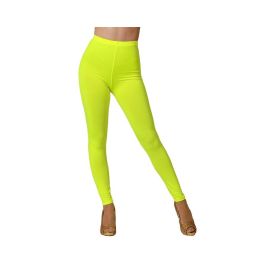 Leggings Amarillo Fluor Liso Adulto para Disfraces de Emoji, Payaso y Fiestas Precio: 4.90000027. SKU: B1AL82NQTC