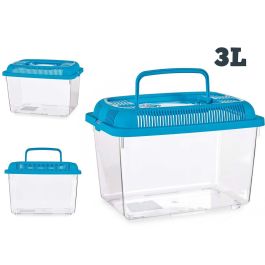 Pecera Mediana Mascow 24x17 cm Azul, 3 L, Plástico (12 Unidades) Precio: 65.68999976. SKU: S3609199