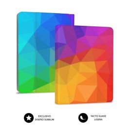 SUBBLIM funda de tablet con teclado usb KEYTAB USB 11" Triangulos