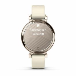 Garmin GAR0753759324711 Reloj Conectado Lily 2 - Caja Oro Crema, Correa Blanco Coco, 25,4 x 21,3 mm