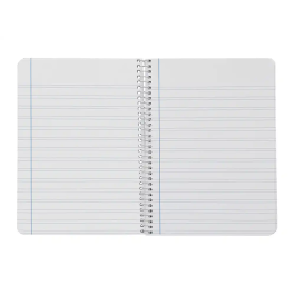 Liderpapel Cuaderno Espiral Smart A4 Tapa Blanda 80 Hojas 75gr Pauta 3,5mm Con Margen Colores Surtidos