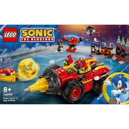 LEGO 76999 Sonic the Hedgehog Super Sonic vs. Egg Drillster, con Shadow y el Dr. Eggman