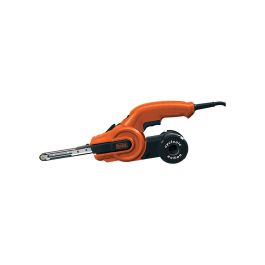 Black+Decker Lijadora de lima 350W KA900E-QS, velocidad variable 900-1600rpm, hoja 451x13mm, depósito polvo ciclónico
