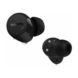 Philips TAT1209BK Auriculares Bluetooth con Estuche de Carga, Autonomía 6h, Negros