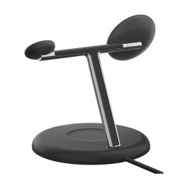 Belkin Wiz023Vfbk Base Carga Inalambrica 3 en 1 para iPhone, Apple Watch y AirPods con Qi2 15W Negra