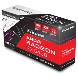Sapphire Tarjeta Gráfica AMD Radeon RX 6400 PULSE 11315-01-20G 4 GB GDDR6
