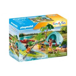 PLAYMOBIL 71425 Familia y Tienda - Contiene 3 figuras, 3 bicicletas y muchos accesorios. - Camping World Precio: 36.58999949. SKU: B12DSGZM4M