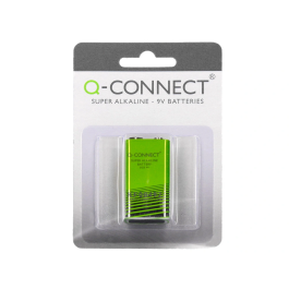 Q-connect Pila Alcalina 9V Blister con 1 Unidad