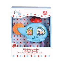 Tachan Helicóptero Musical para Bebés +6 Meses, Juguete Interactivo con Sonidos y Música para Estimular Sentidos y Coordinación Mano-Ojo Precio: 7.88999981. SKU: B1C92QJWE8