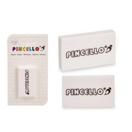 Goma de borrar gigante blanca Pincello 9x16x1.5 cm (36 Unidades) Precio: 25.7900005. SKU: B1GWRMYRVP