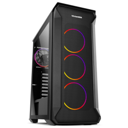 NOX Hummer Quantum Mini Torre ARGB con 4 Ventiladores de 120mm, Chasis de Cristal Templado, Soporte Placas ATX/mATX/ITX, Negro Precio: 85.99000036. SKU: S5603118