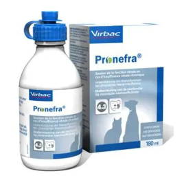 Virbac Pronefra Soporte Renal 180 mL Alimento Complementario Dietético para Gatos y Perros Precio: 46.4999997. SKU: B1AQEZKB4K