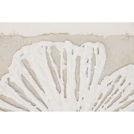 DKD Home Decor Cuadro Cottage Lienzo Ps Blanco Beige 62.5 x 62.5 cm (2 Unidades) Decoración Pared