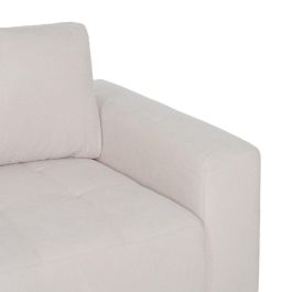 Sofá Chaise Longue Izquierda Crema 266 X 222 X 80 cm