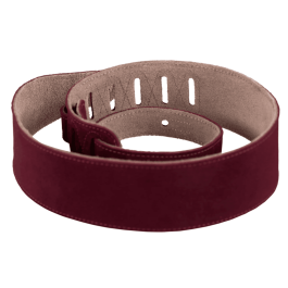 Levy's Simply Suede Series 2 1/2" Correa - Reverso De Ante - Burdeos