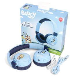 OTL Technologies Auriculares inalámbricos infantiles Bluey | Bluetooth, 85/95dB, 24h batería, plegables