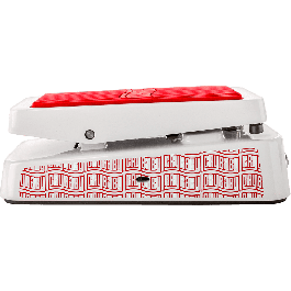 Dunlop Cry Baby Junior Wah Blanco Edición Especial Pedal de Efectos para Guitarra Eléctrica con LED y Voces de Agudos, Medios y Graves