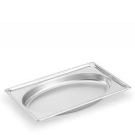 VOLLRATH PUJADAS Cubeta Oval de Acero Inoxidable para Buffet GN 1/1-100, 53 x 32.5 x 10 cm, Apilable para Exposicion de Alimentos Precio: 99.6900003. SKU: B1KN45MZFJ