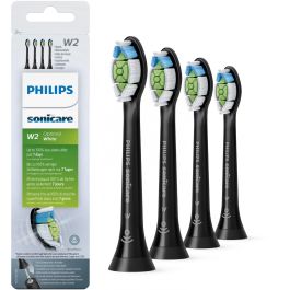 Philips Sonicare Optimal White - Cabezales de cepillo de dientes eléctrico - Negro - Paquete de 4
