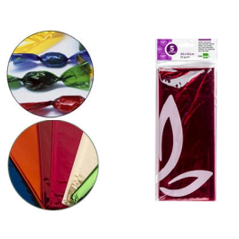 Liderpapel Papel Celofan 50x70 cm 22g/m2 Rosa Bolsa de 5 Hojas para Manualidades Precio: 3.50000002. SKU: B1A7ND65E8