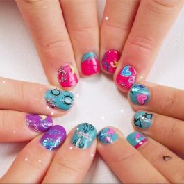 Canal Toys Style4Ever Barra de Uñas - Set de Creación de Estilo con Accesorios para Personalizar Uñas: Lentejuelas, Pegatinas, Tatuajes