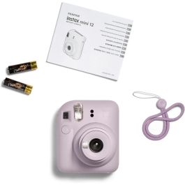 Fujifilm Instax Mini 12 Cámara Instantánea Azul Pastel con Flash