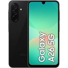 Samsung SM-A266BZKCEUE Smartphone Galaxy A26 5G, 8GB RAM, 256GB, Pantalla Super AMOLED 6.7" 120Hz, Cámara 50MP OIS, 5000mAh, IP67, Negro Precio: 265.59000028. SKU: B15SN9Y8TP