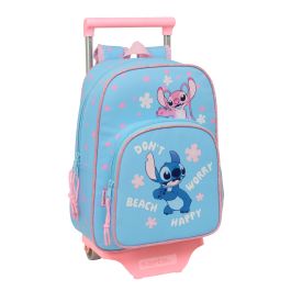 Safta Mochila Mod. 185 Con Carro 705 Stitch Happy 340x260x110 mm