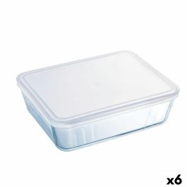 Fiambrera Rectangular con Tapa Pyrex Cook & Freeze 22,5 x 17,5 x 6,5 cm 1,5 L Transparente Silicona Vidrio (6 Unidades) Precio: 107.49999975. SKU: S2706699