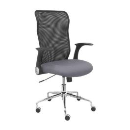Silla Piqueras Y Crespo Minaya Brazos Retractiles Mecanismo Basculante Ergonomica Respaldo Malla Transpirable Negra Asiento Tapizado Bali Gris Medio Precio: 245.50000002. SKU: S5703670