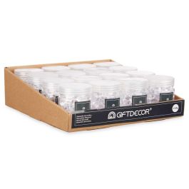 Bote Diamante Transparente Giftdecor 150g 6.5x8x6.5cm (32 Unidades)
