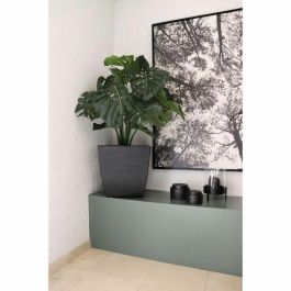 EDA Jardinera Cuadrada Diva Stone 42 L - con Bandeja Extraíble - Exterior o Interior - Decoración Onda - 43,5 x 43,5 x A.44,2 cm EDA Jardinera Cuadrada Diva Stone 42 L - con Bandeja Extraíble - Exterior o Interior - Decoración Onda - 43,5 x 43,5 x A.44,2 cm