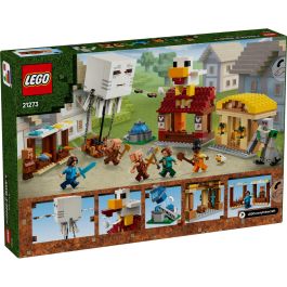 LEGO 21273 Minecraft Ghasts Attack the Village - Juego de Construcción para 10+ Años