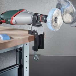 Wolfcraft Soporte giratorio para taladro 4800000 Gira 360 grados horizontalmente y 90 grados verticalmente