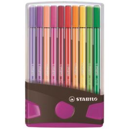 Stabilo Rotulador Pen 68 Colores Surtidos Estuche Parade Antracita-Rosa 20 Ud Precio: 17.5000001. SKU: S8417672