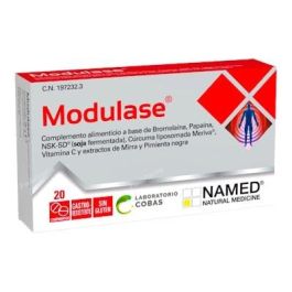 COBAS Modulase 20 Comp. Complemento Alimenticio con Bromelaína, Papaína y Curcuma Meriva, 20 Comprimidos Precio: 23.7900003. SKU: B15AAJ8RRJ
